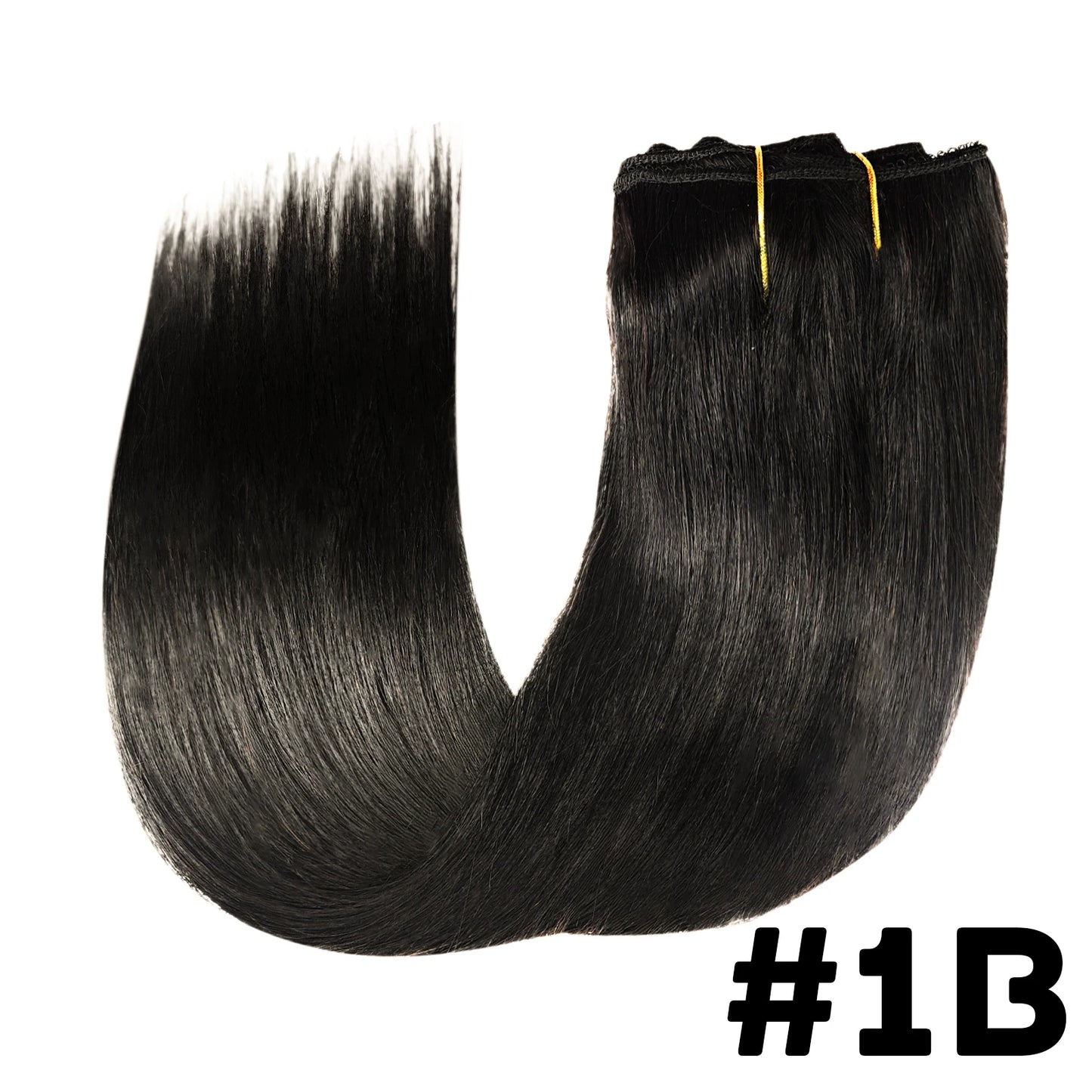 Straight Clip ins Human Hair Extensions