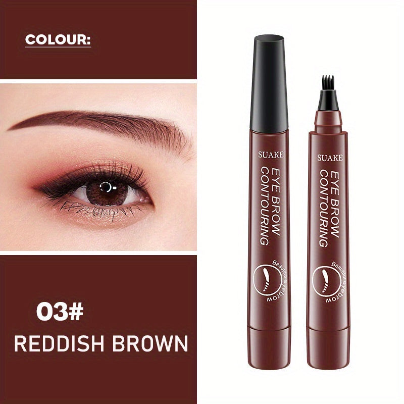 4-Prong Microblading Eyebrow Pencil – Natural Hair Stroke Effect