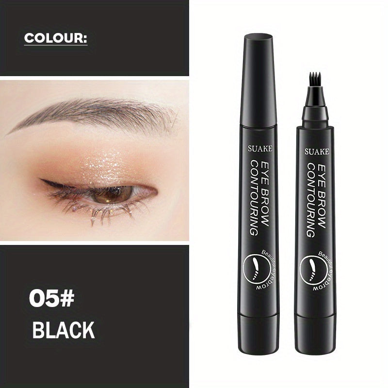 4-Prong Microblading Eyebrow Pencil – Natural Hair Stroke Effect