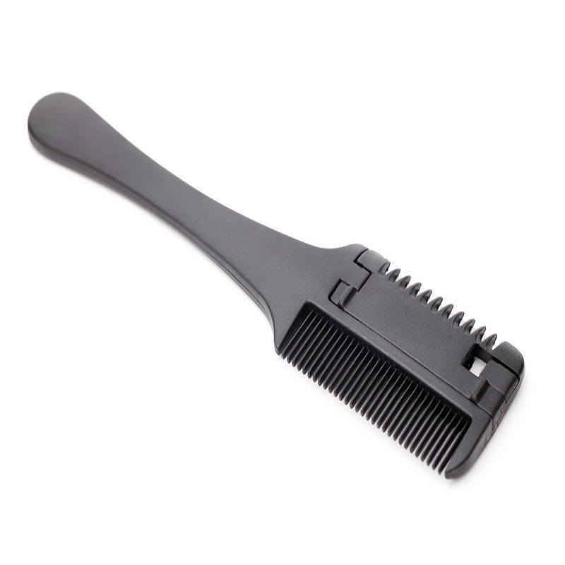Hair Cutting Comb with Razor