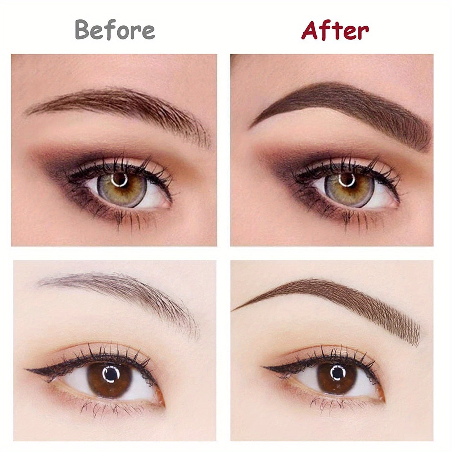 4-Prong Microblading Eyebrow Pencil – Natural Hair Stroke Effect