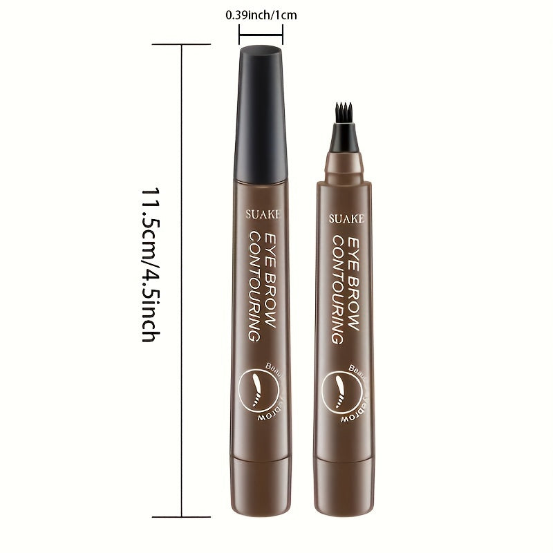 4-Prong Microblading Eyebrow Pencil – Natural Hair Stroke Effect