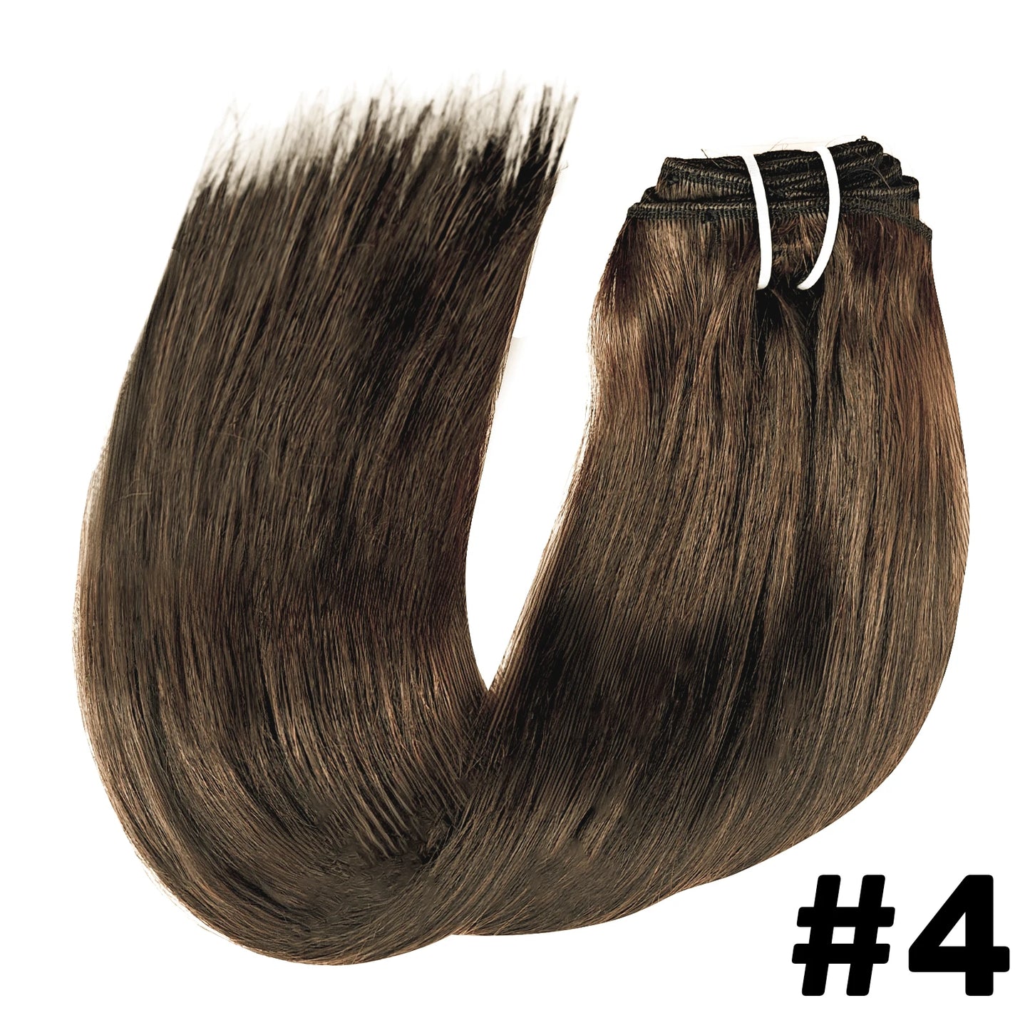 Straight Clip ins Human Hair Extensions