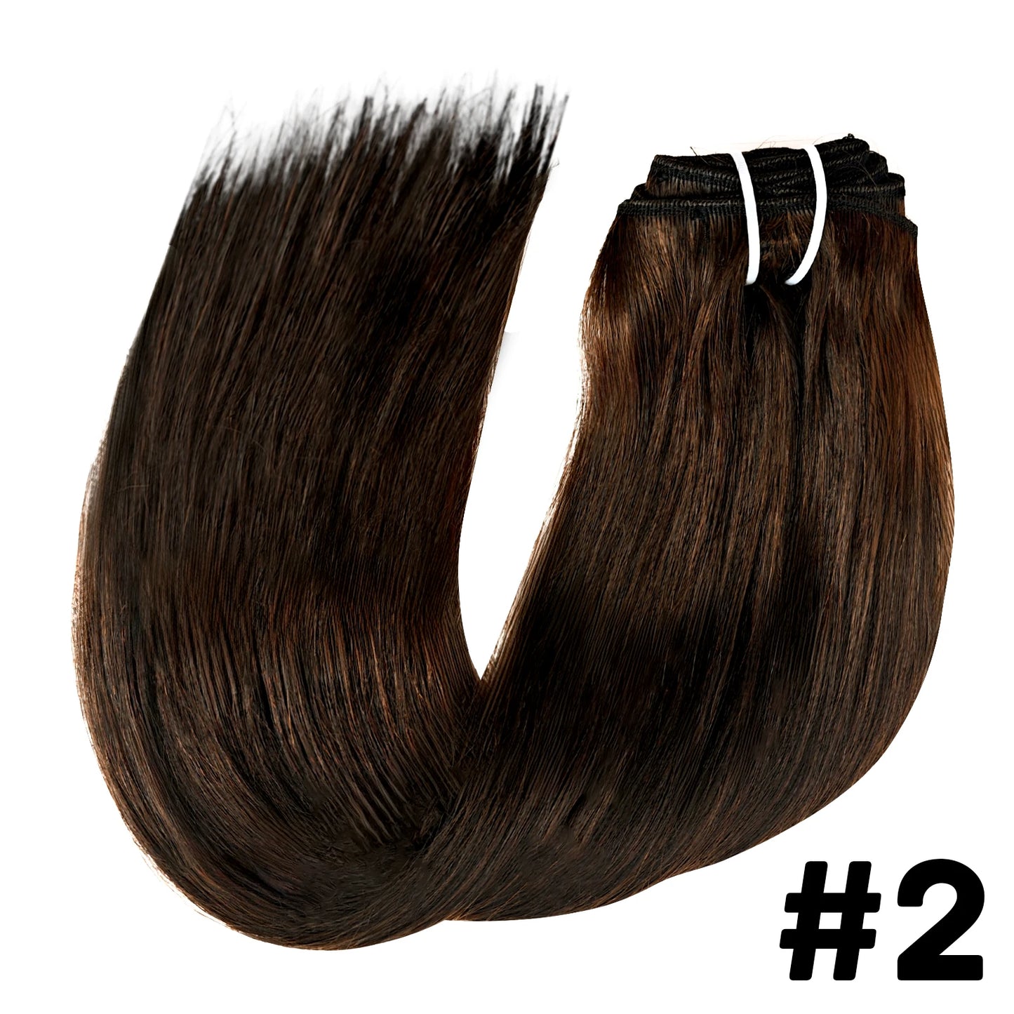 Straight Clip ins Human Hair Extensions