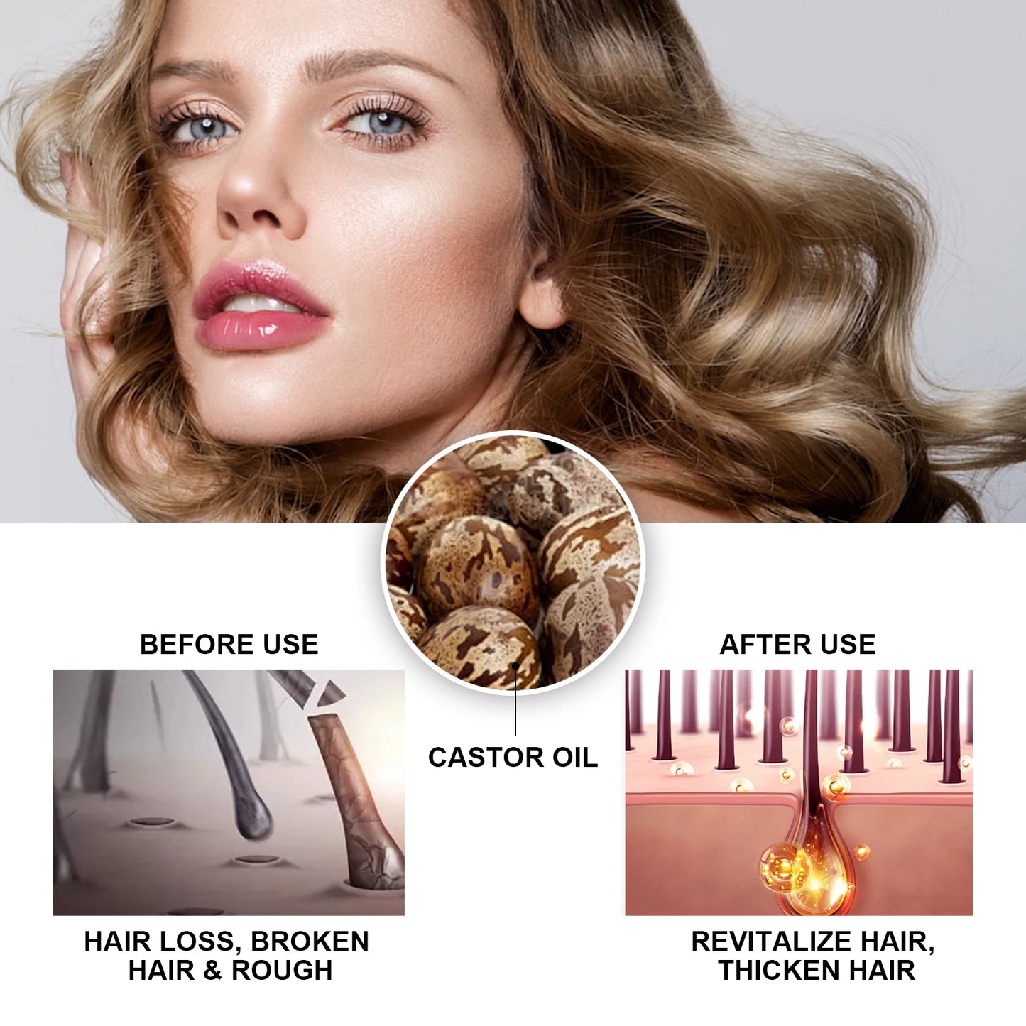 Castor Oil Growth Serum