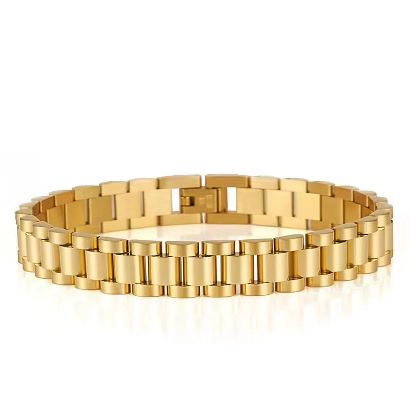 Classic Stainless Steel  Link  (Watch Belt Band Style)