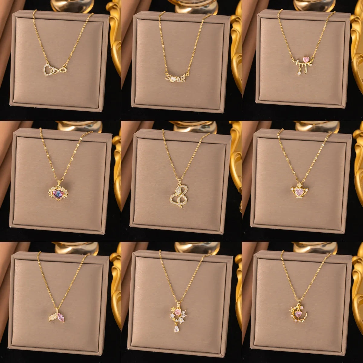 Minimalist Zircon Pendant Necklace