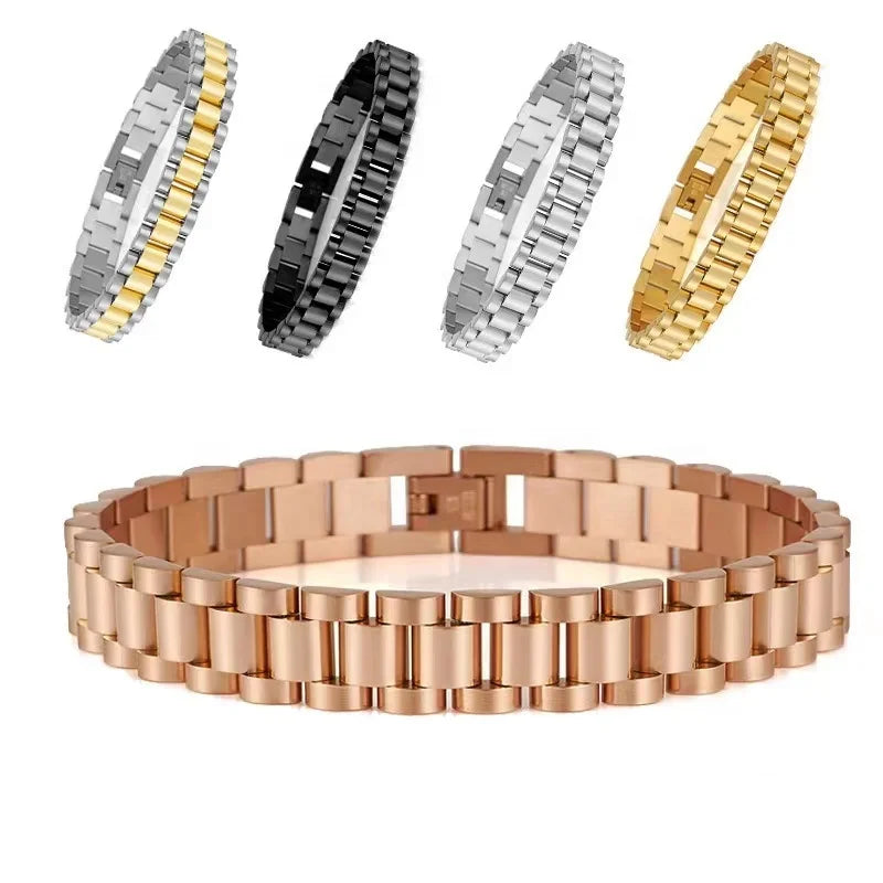 Classic Stainless Steel  Link  (Watch Belt Band Style)