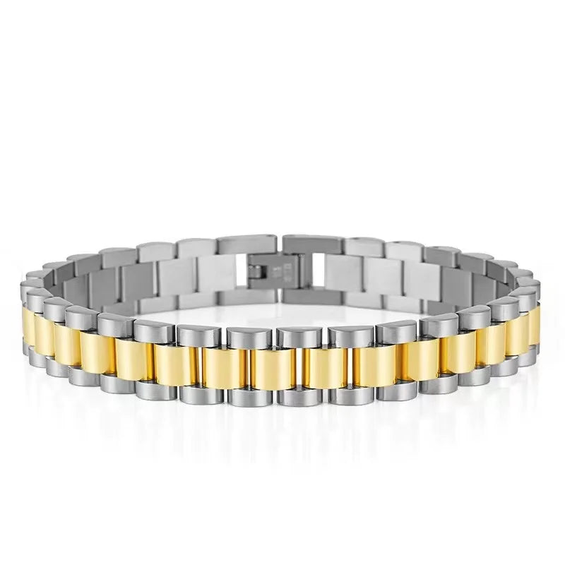 Classic Stainless Steel  Link  (Watch Belt Band Style)