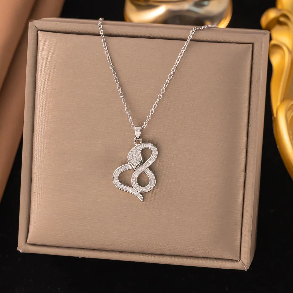 Minimalist Zircon Pendant Necklace