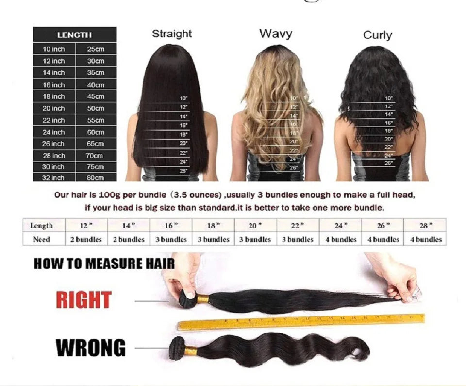 Brazilian Remy Wire Fish Line Human Hair Extensions (Halo Set)