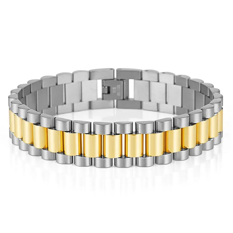 Classic Stainless Steel  Link  (Watch Belt Band Style)