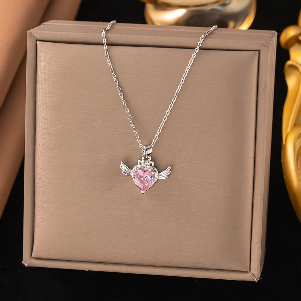 Minimalist Zircon Pendant Necklace