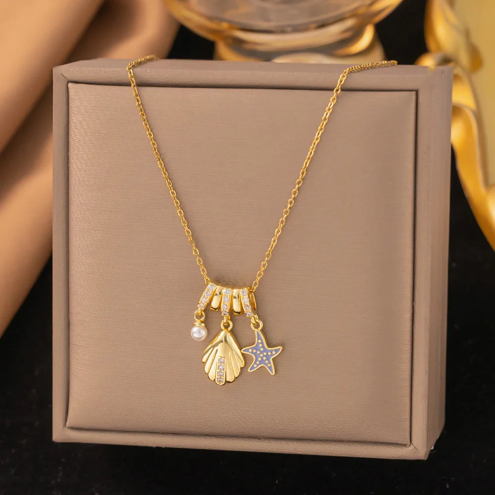 Minimalist Zircon Pendant Necklace