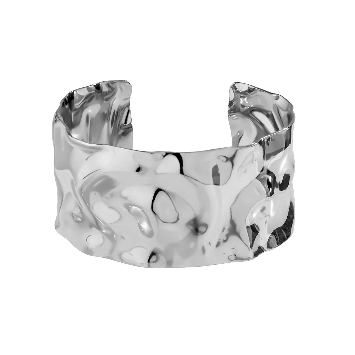 Chunky Gold Bangle Bracelet – Stainless Steel Statement Cuff