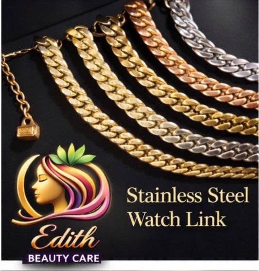 Classic Stainless Steel  Link  (Watch Belt Band Style)