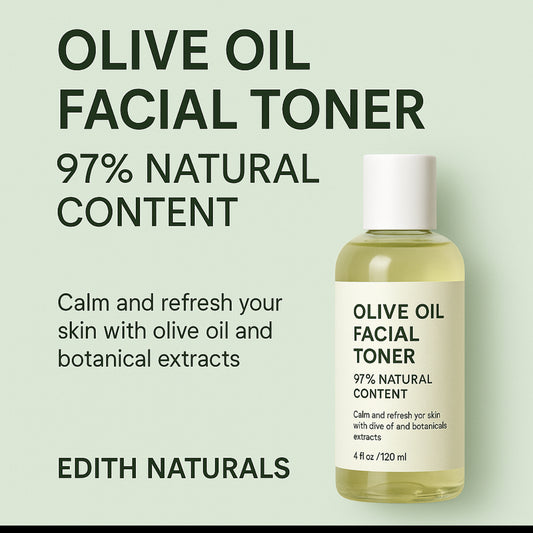 OLIVE OIL FACIAL TONER-97% NATURAL, FOR ALL SKIN TYPES