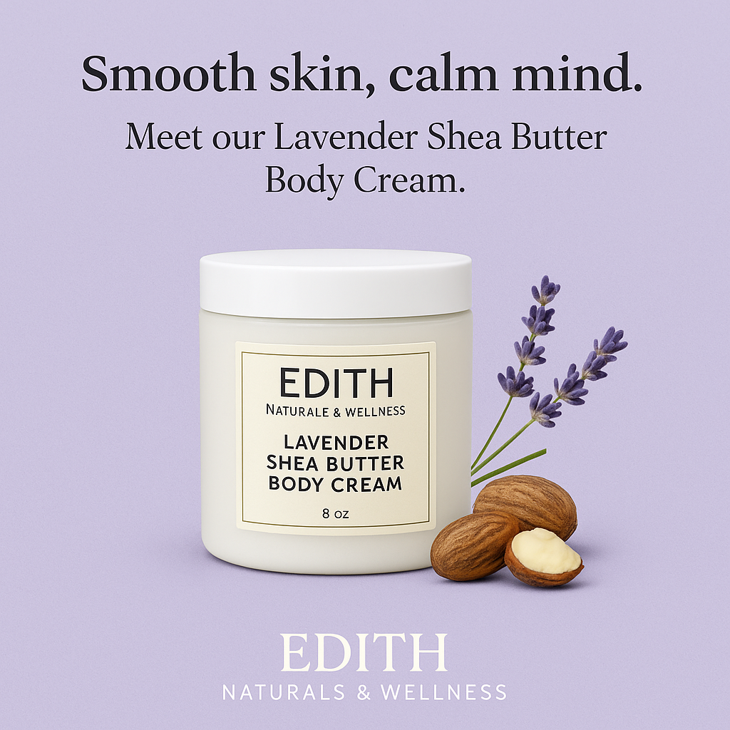 Lavender Shea Butter Body Crea-8oz