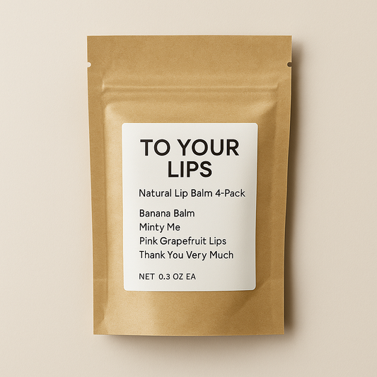To Your Lips- Natural Lip Balm 4-Pack