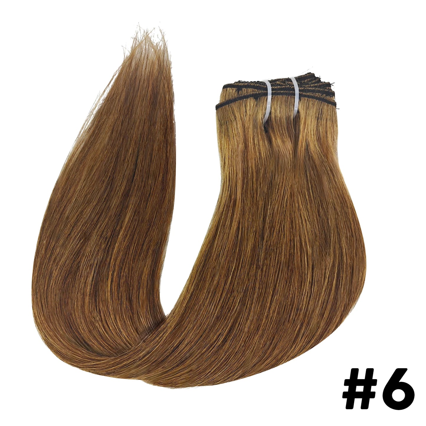 Straight Clip ins Human Hair Extensions