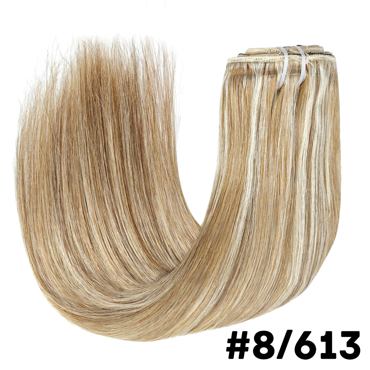Straight Clip ins Human Hair Extensions