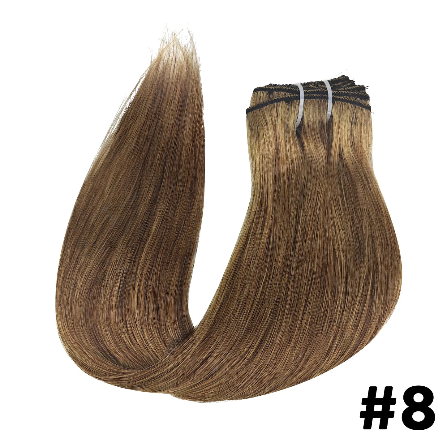 Straight Clip ins Human Hair Extensions