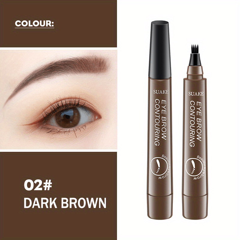 4-Prong Microblading Eyebrow Pencil – Natural Hair Stroke Effect