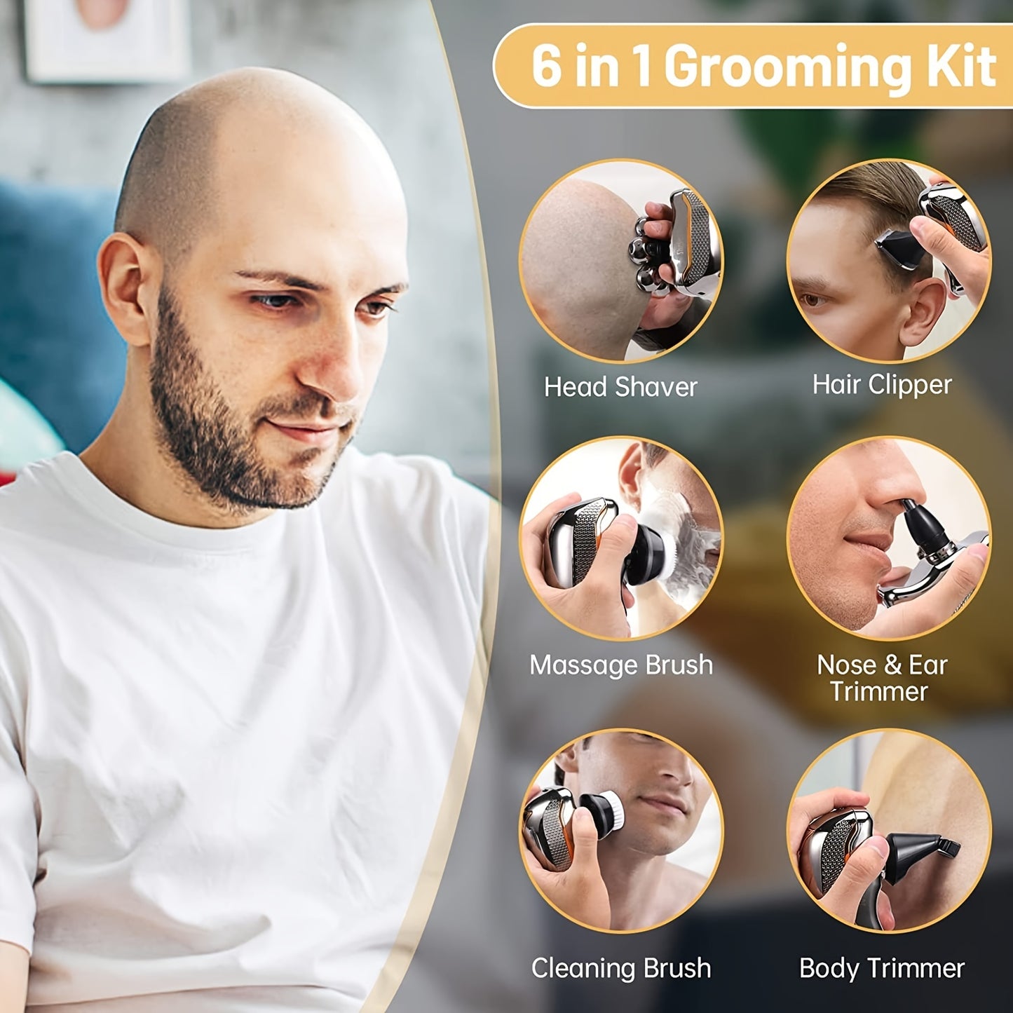 Electric Head Shaver (Men)