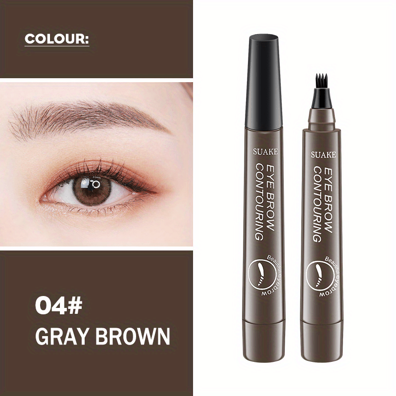 4-Prong Microblading Eyebrow Pencil – Natural Hair Stroke Effect