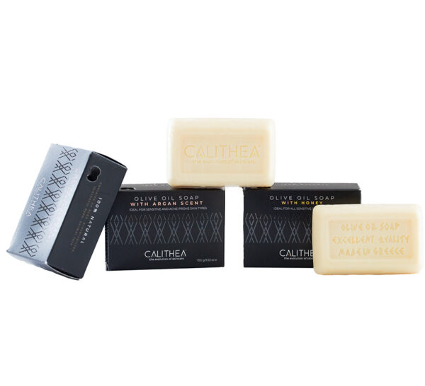 3-Pack Olive Oli Soaps - Natural Lavender, Honey & Argan|Edith Naturals